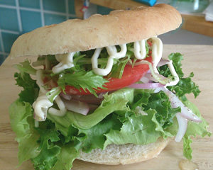 季節野菜のサンド　600円